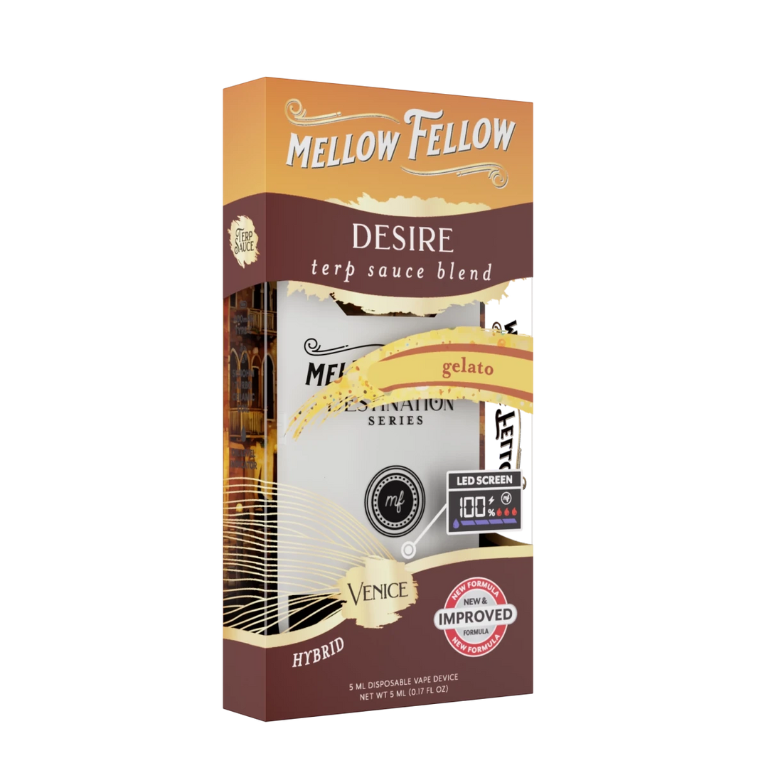 Desire Blend - Terp Sauce 5ml Disposable Vape - Gelato (Hybrid) - Mellow Fellow