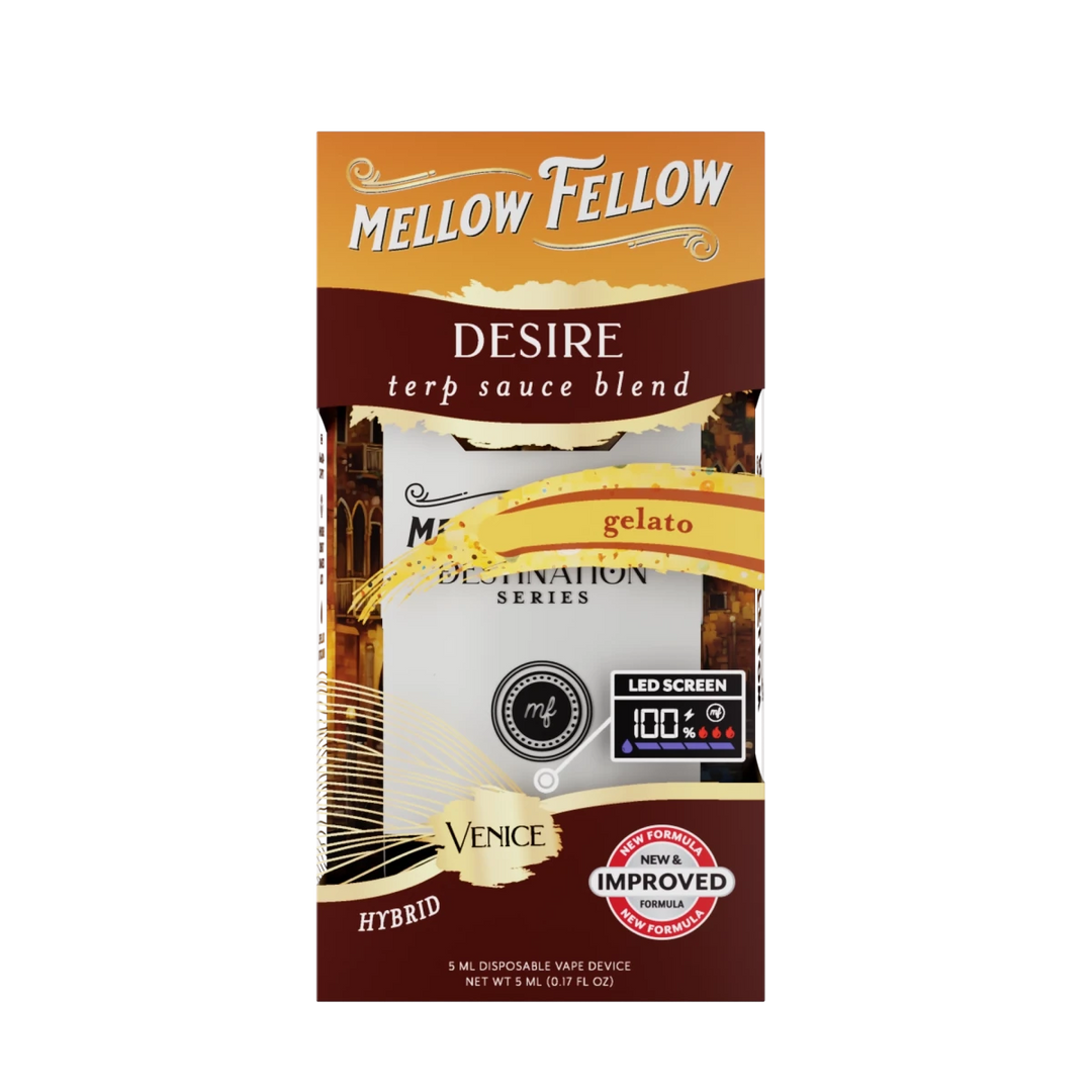 Desire Blend - Terp Sauce 5ml Disposable Vape - Gelato (Hybrid) - Mellow Fellow