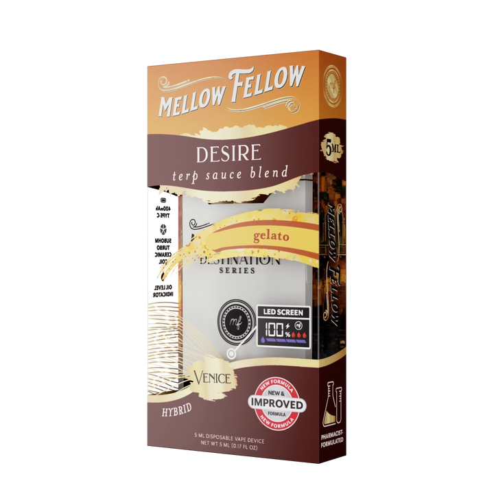 Desire Blend - Terp Sauce 5ml Disposable Vape - Gelato (Hybrid) - Mellow Fellow