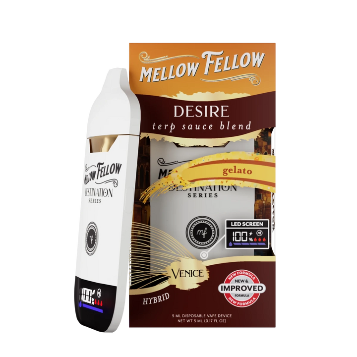 Desire Blend - Terp Sauce 5ml Disposable Vape - Gelato (Hybrid) - Mellow Fellow