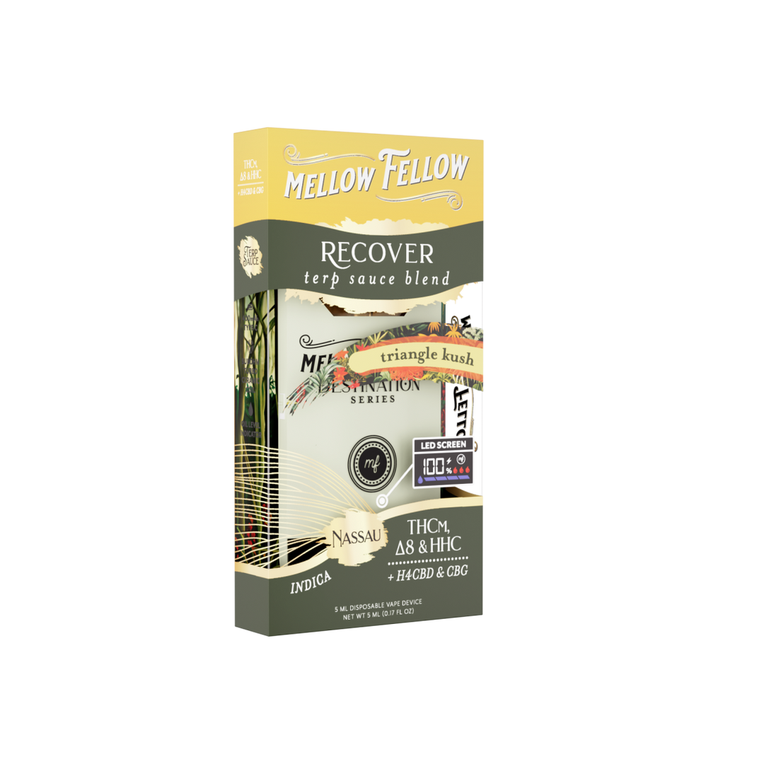 Recover Blend - Terp Sauce 5ml Disposable Vape - Triangle Kush (Indica) - Mellow Fellow