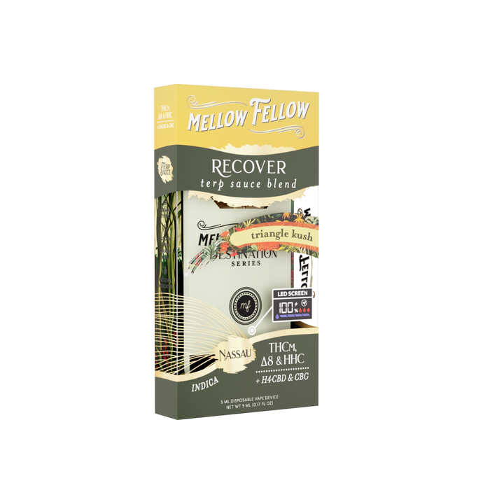 Recover Blend - Terp Sauce 5ml Disposable Vape - Triangle Kush (Indica) - Mellow Fellow