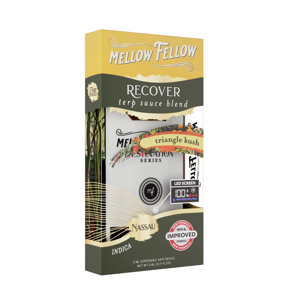 Recover Blend - Terp Sauce 5ml Disposable Vape - Triangle Kush (Indica) - Mellow Fellow