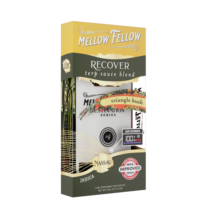 Recover Blend - Terp Sauce 5ml Disposable Vape - Triangle Kush (Indica) - Mellow Fellow