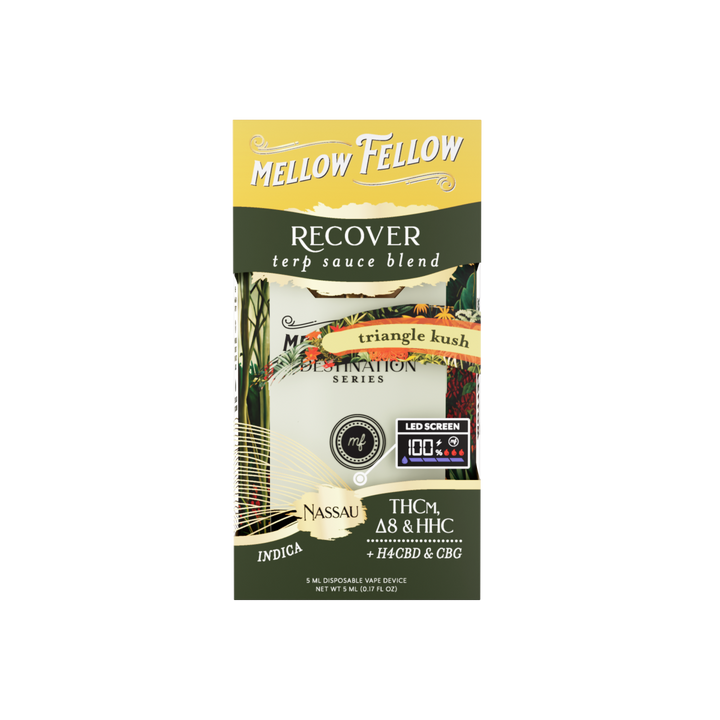 Recover Blend - Terp Sauce 5ml Disposable Vape - Triangle Kush (Indica) - Mellow Fellow