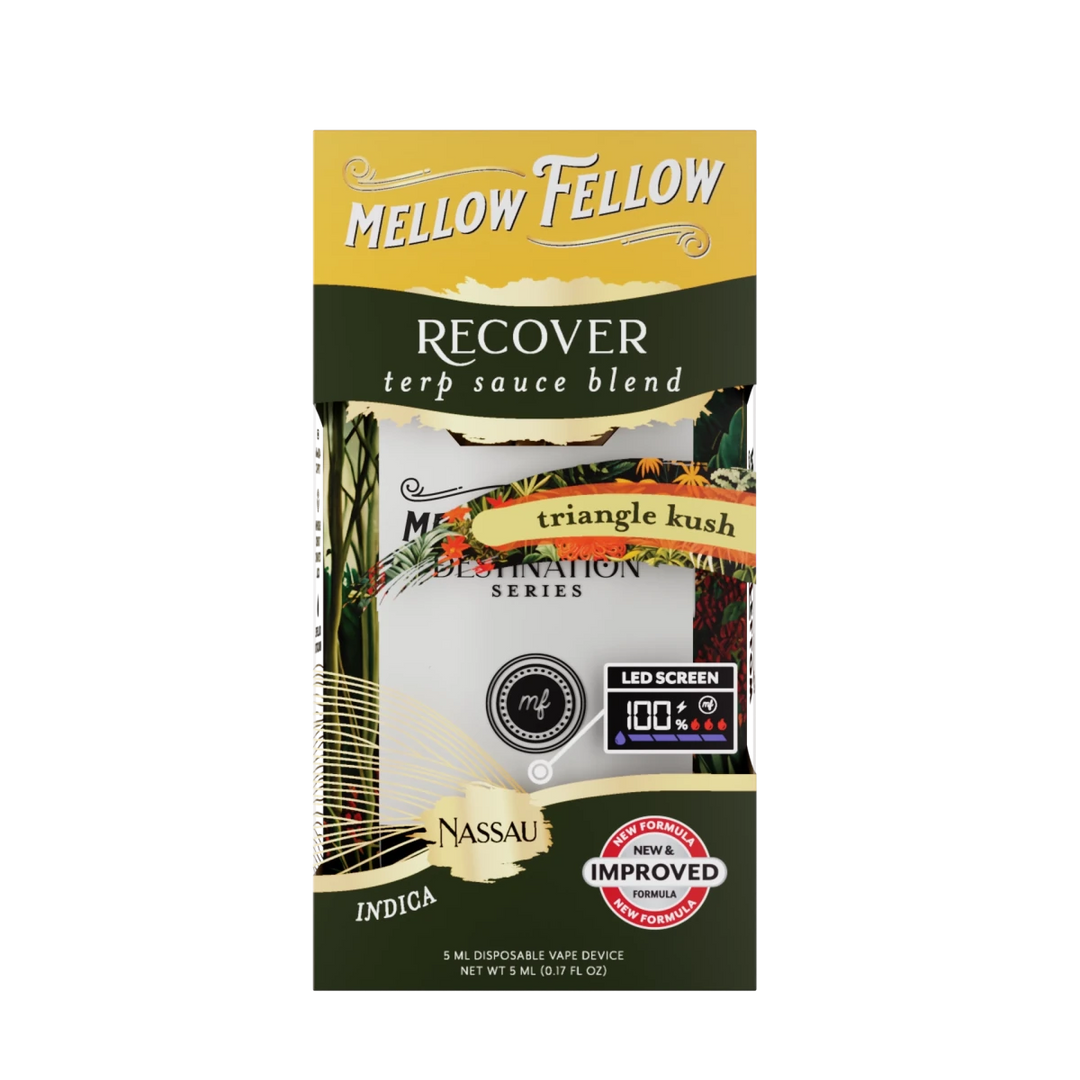 Recover Blend - Terp Sauce 5ml Disposable Vape - Triangle Kush (Indica) - Mellow Fellow