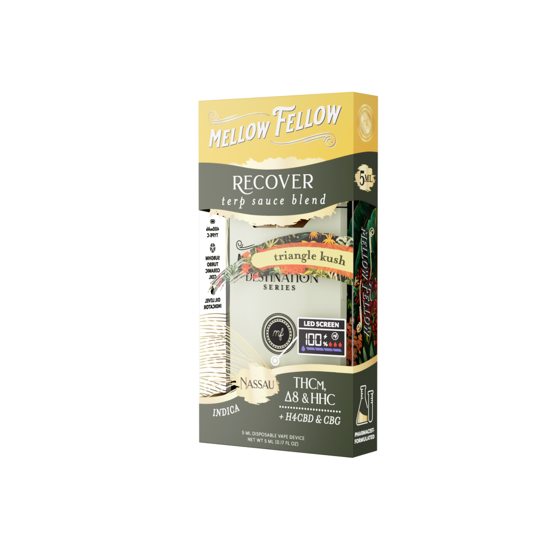 Recover Blend - Terp Sauce 5ml Disposable Vape - Triangle Kush (Indica) - Mellow Fellow