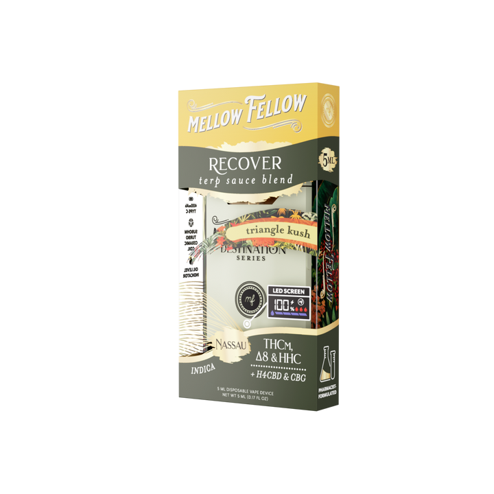 Recover Blend - Terp Sauce 5ml Disposable Vape - Triangle Kush (Indica) - Mellow Fellow