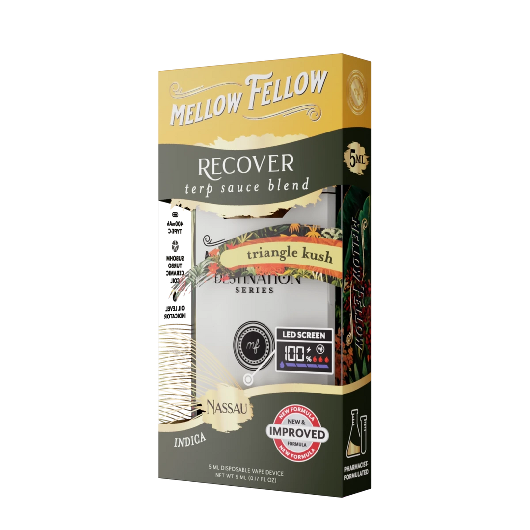 Recover Blend - Terp Sauce 5ml Disposable Vape - Triangle Kush (Indica) - Mellow Fellow