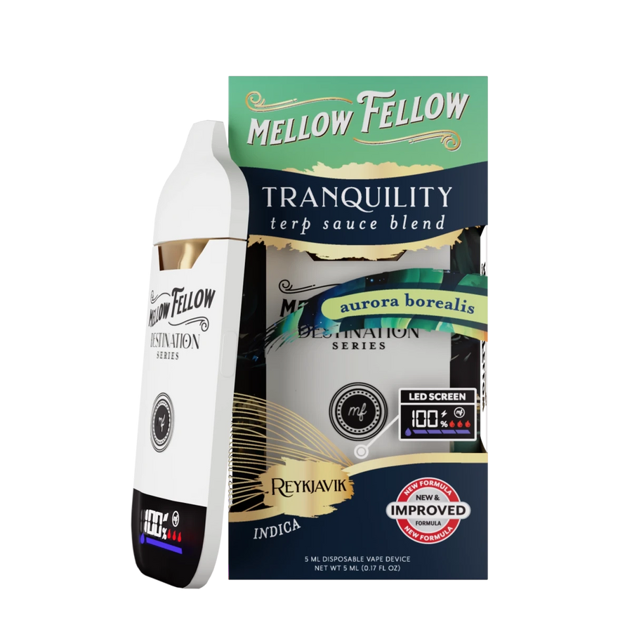 Tranquility Blend - Terp Sauce 5ml Disposable Vape - Aurora Borealis (Indica) - Mellow Fellow