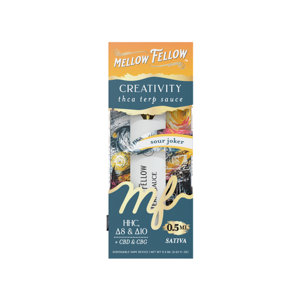 Creativity Blend 0.5ml Terp Sauce Disposable Vape - Sour Joker (Sativa)