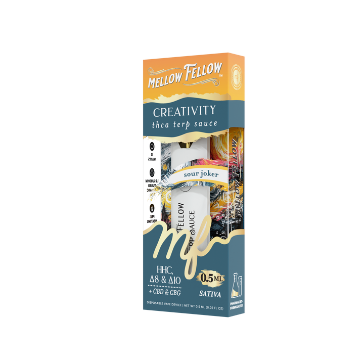 Creativity Blend 0.5ml Terp Sauce Disposable Vape - Sour Joker (Sativa)