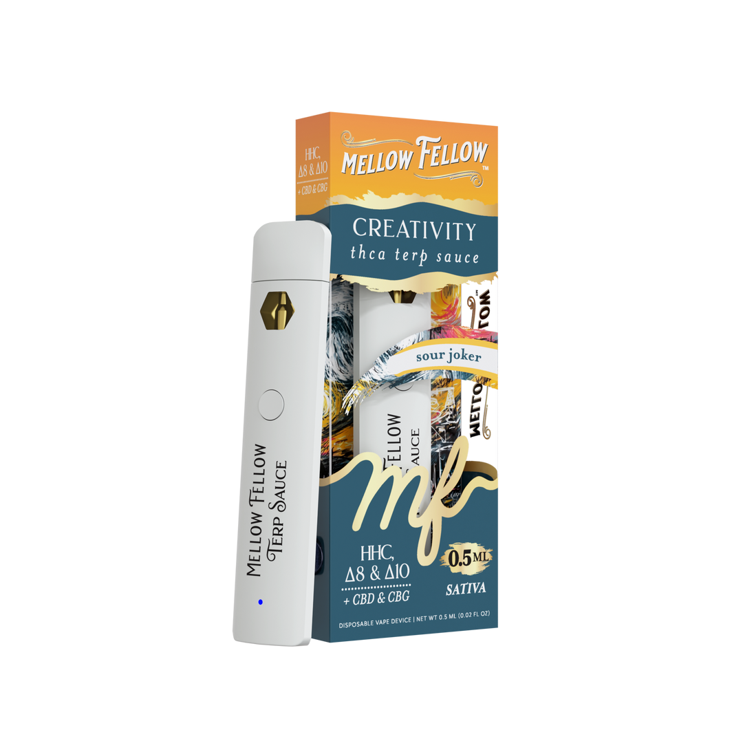 Creativity Blend 0.5ml Terp Sauce Disposable Vape - Sour Joker (Sativa)