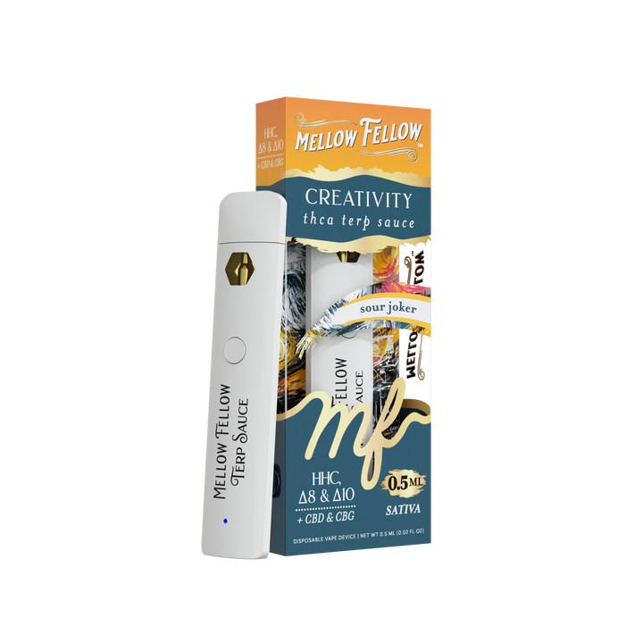 Creativity Blend 0.5ml Terp Sauce Disposable Vape - Sour Joker (Sativa)