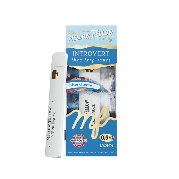 Introvert Blend 0.5ml Terp Sauce Disposable Vape - Blue Cheese (Indica)