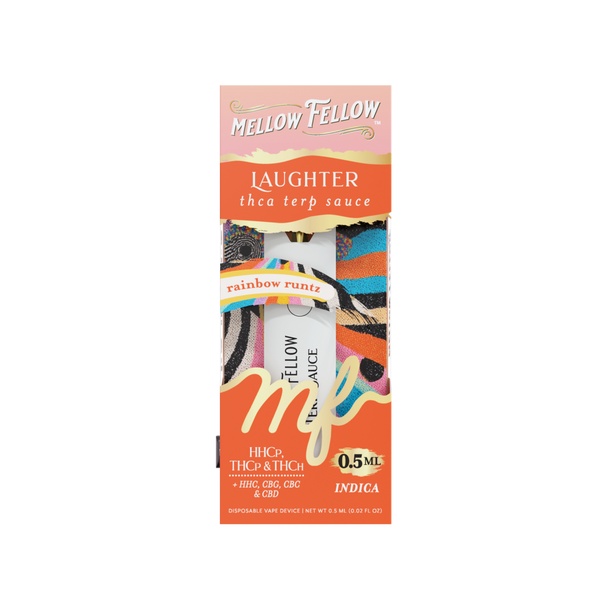 Laughter Blend 0.5ml Terp Sauce Disposable Vape - Rainbow Runtz (Indica)