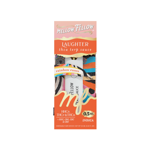 Laughter Blend 0.5ml Terp Sauce Disposable Vape - Rainbow Runtz (Indica)