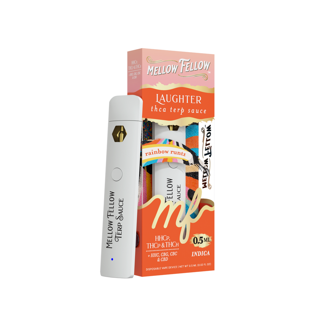 Laughter Blend 0.5ml Terp Sauce Disposable Vape - Rainbow Runtz (Indica)