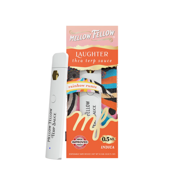 Laughter Blend 0.5ml Terp Sauce Disposable Vape - Rainbow Runtz (Indica)