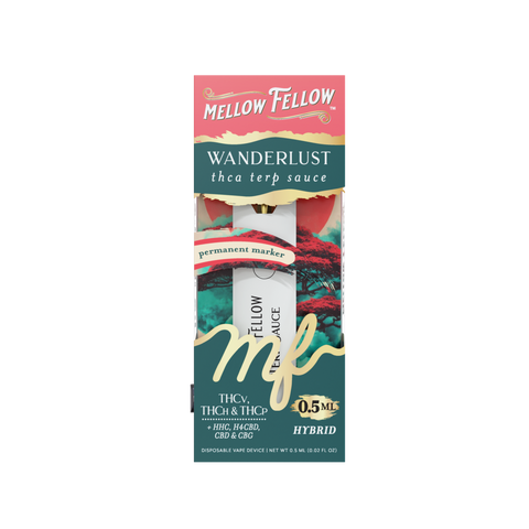 Wanderlust Blend 0.5ml Terp Sauce Disposable Vape - Permanent Marker (Hybrid)