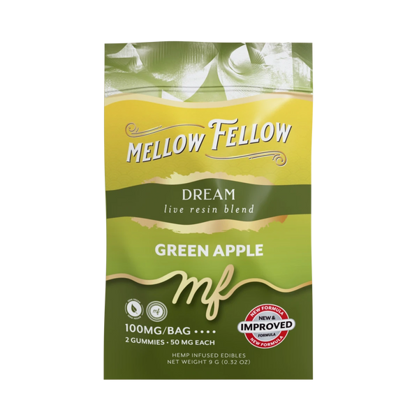 Dream Blend - Live Resin M-Fusions Edibles Sachets - Green Apple 100mg