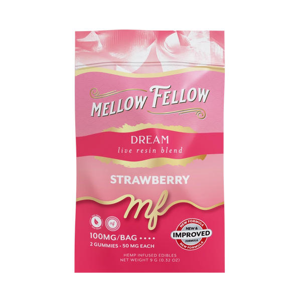 Dream Blend - Live Resin M-Fusions Edibles Sachets - Strawberry 100mg