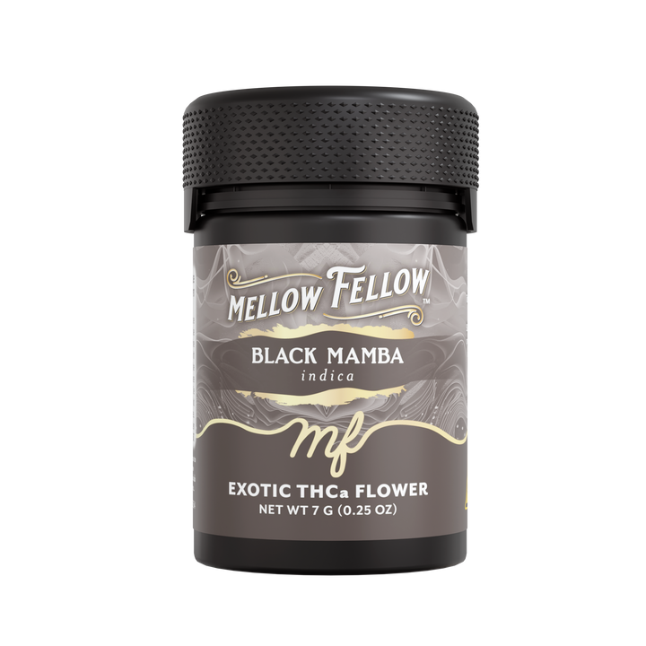 Exotic THCa Flower - 7g Jars - Black Mamba (Indica)