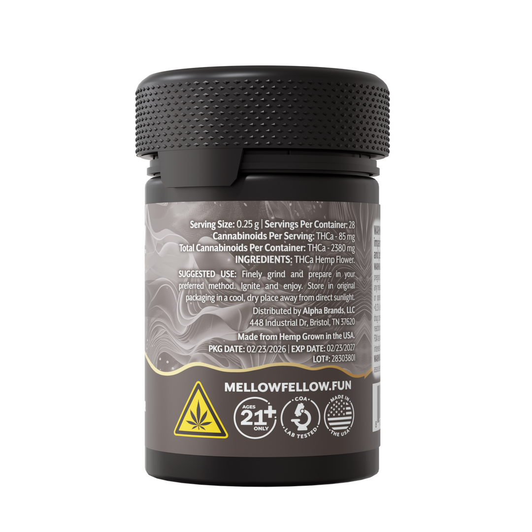 Exotic THCa Flower - 7g Jars - Black Mamba (Indica)