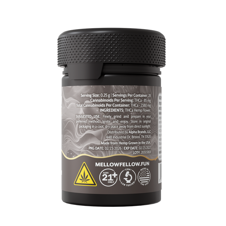 Exotic THCa Flower - 7g Jars - Black Mamba (Indica)