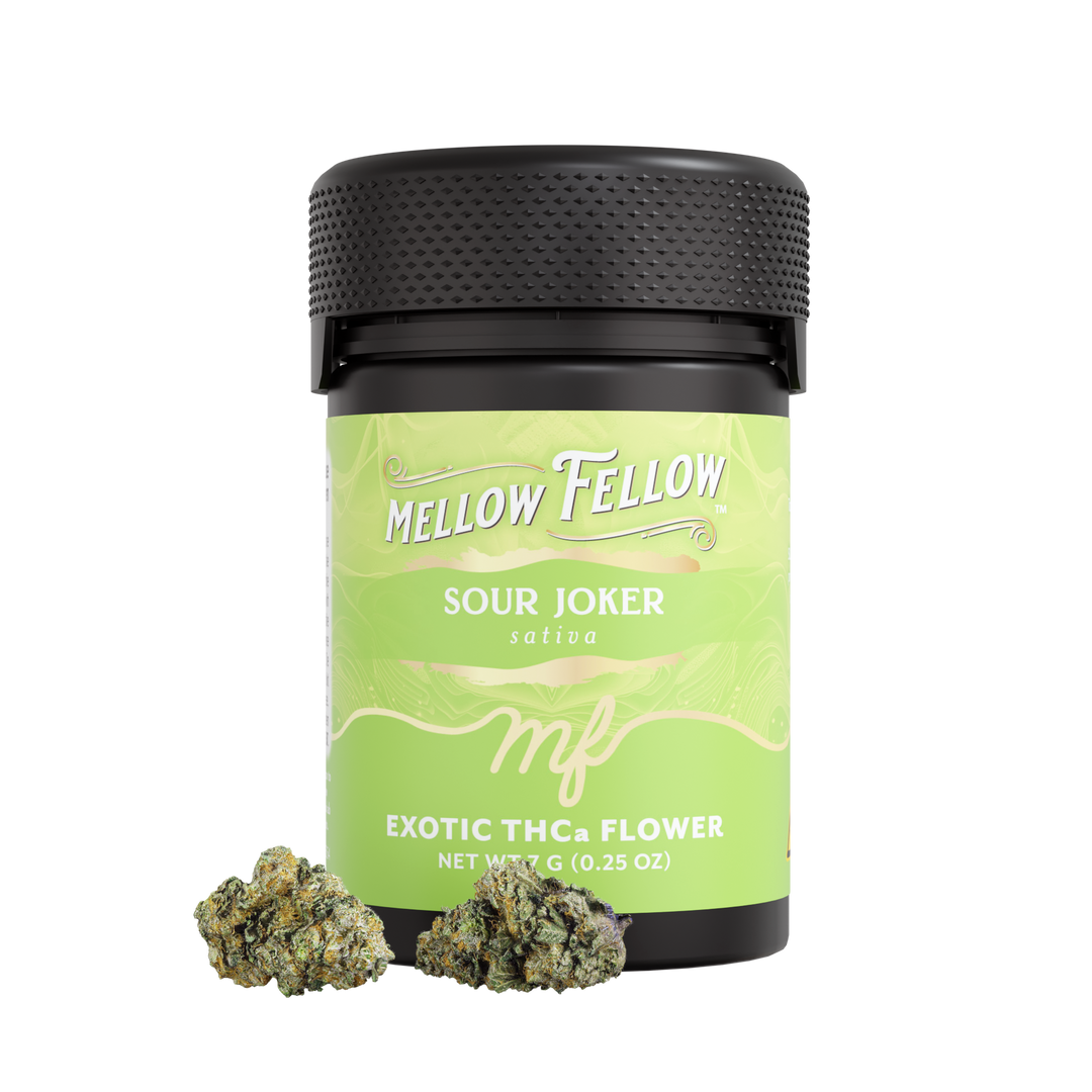 Exotic THCa Flower - 7g Jars - Sour Joker (Sativa)