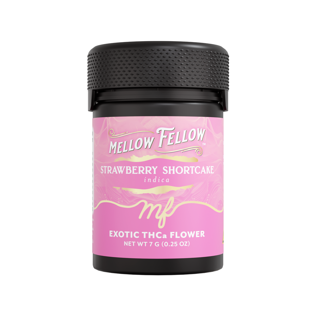 Exotic THCa Flower - 7g Jars - Strawberry Shortcake (Indica)