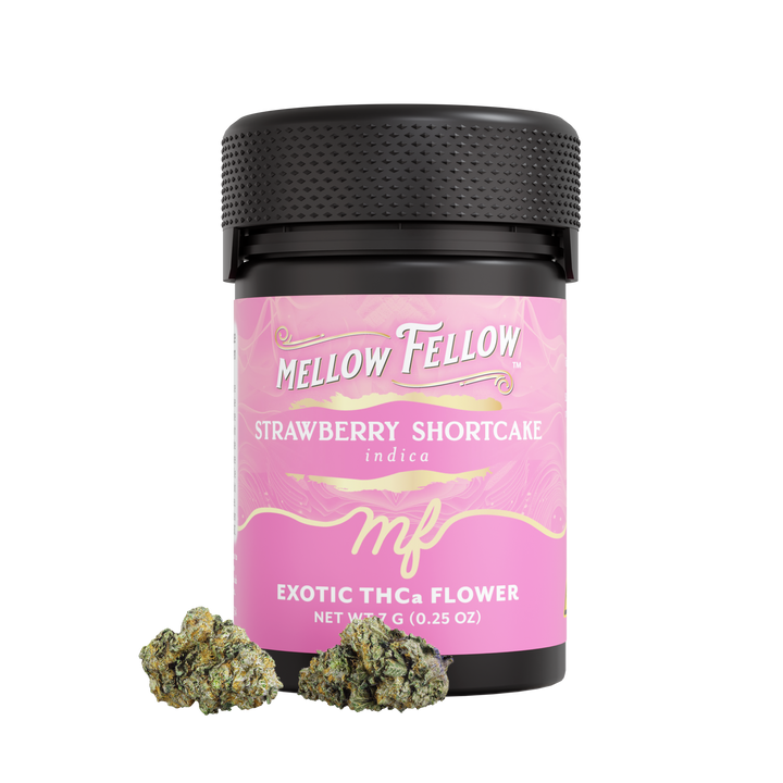 Exotic THCa Flower - 7g Jars - Strawberry Shortcake (Indica)
