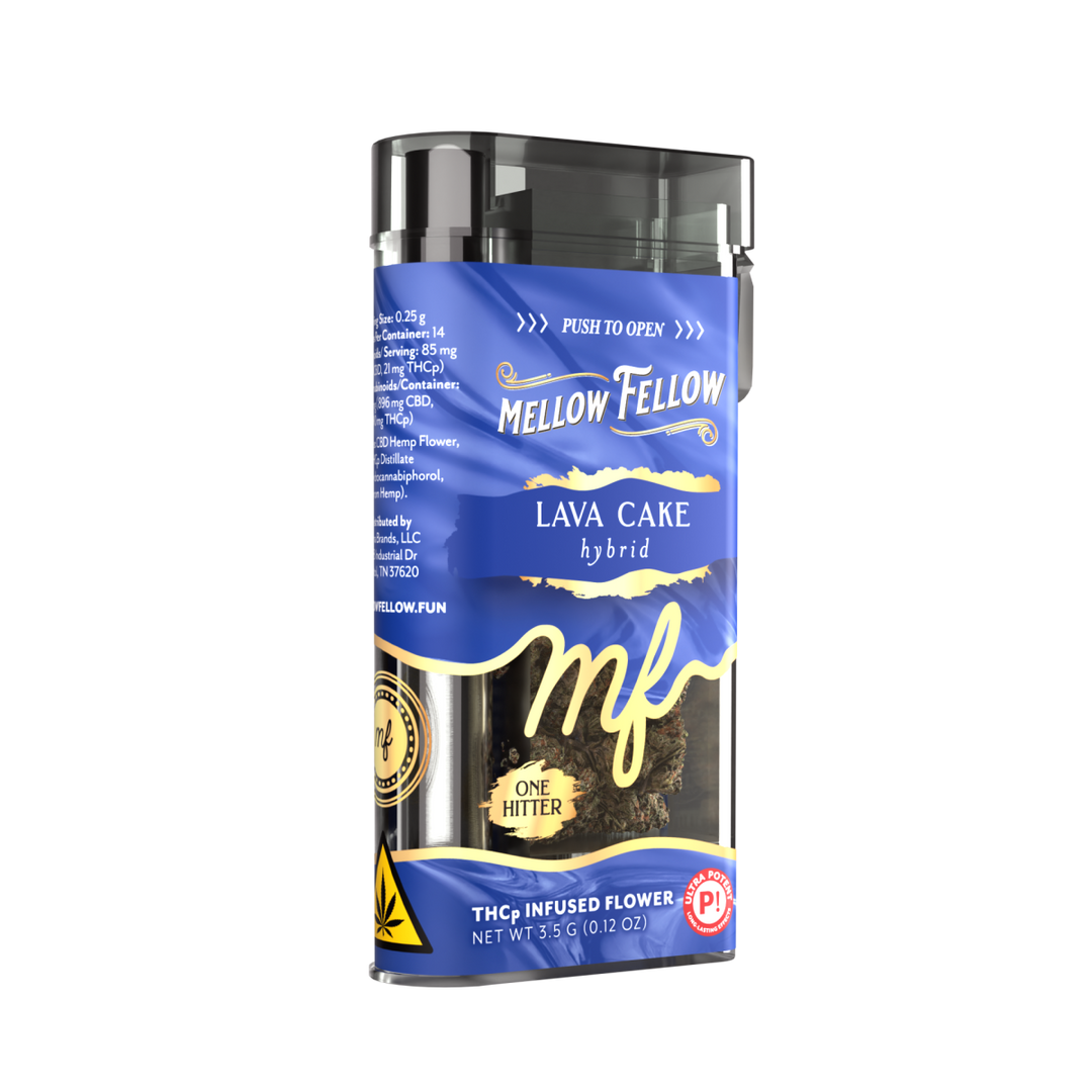 THCp Flower 3.5g Exotic Jar + One Hitter - Lava Cake (Hybrid)