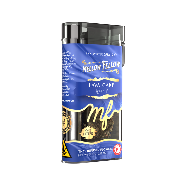 THCp Flower 3.5g Exotic Jar + One Hitter - Lava Cake (Hybrid)