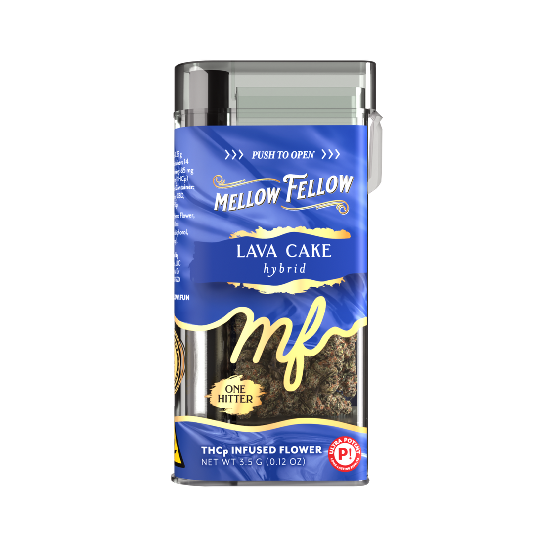 THCp Flower 3.5g Exotic Jar + One Hitter - Lava Cake (Hybrid)