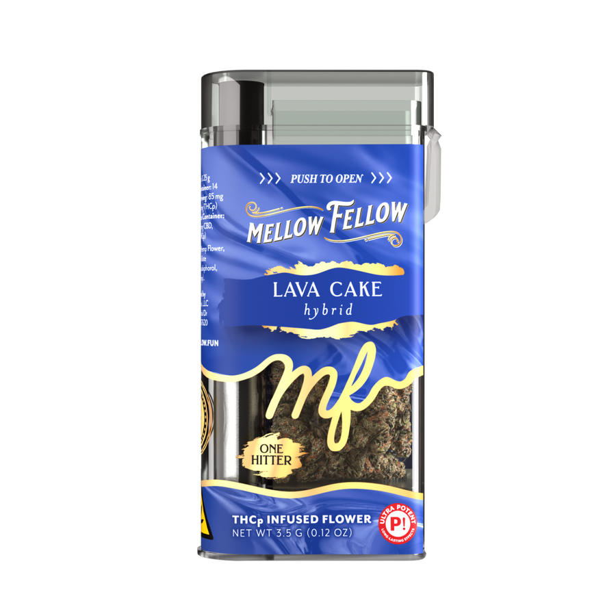 THCp Flower 3.5g Exotic Jar + One Hitter - Lava Cake (Hybrid)