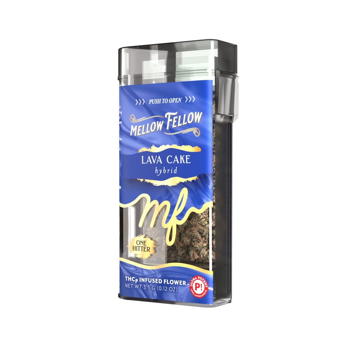 THCp Flower 3.5g Exotic Jar + One Hitter - Lava Cake (Hybrid)