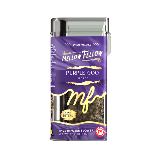 THCp 3.5g Infused Flower + One Hitter - Purple Goo (Indica)