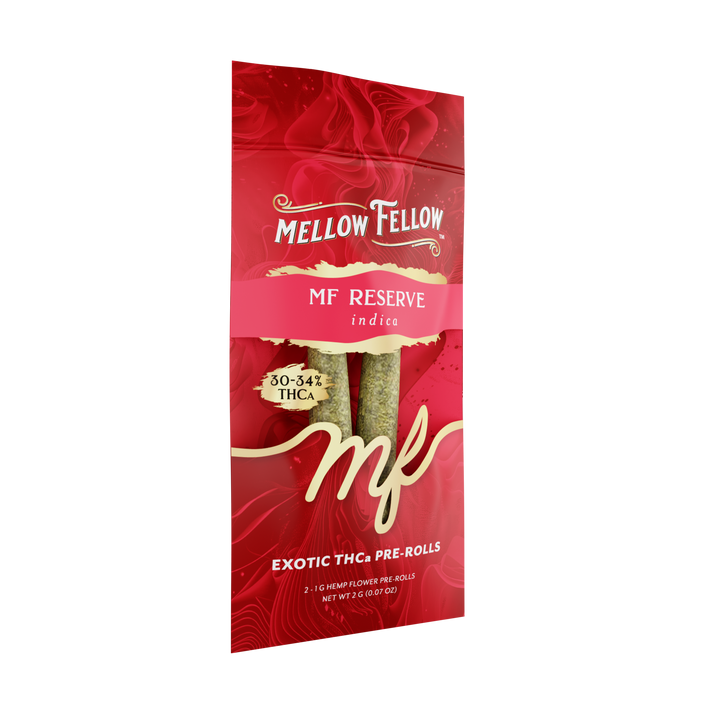 THCa Prerolls - 2 pc 2g Private Reserve Exotic - MF Reserve (Indica)