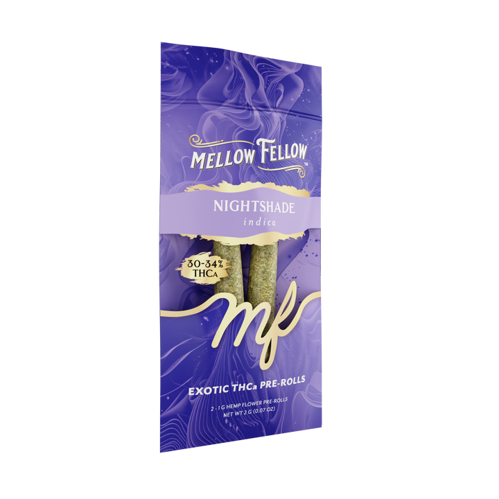 THCa Prerolls - 2 pc 2g Private Reserve Exotic - Nightshade (Indica)