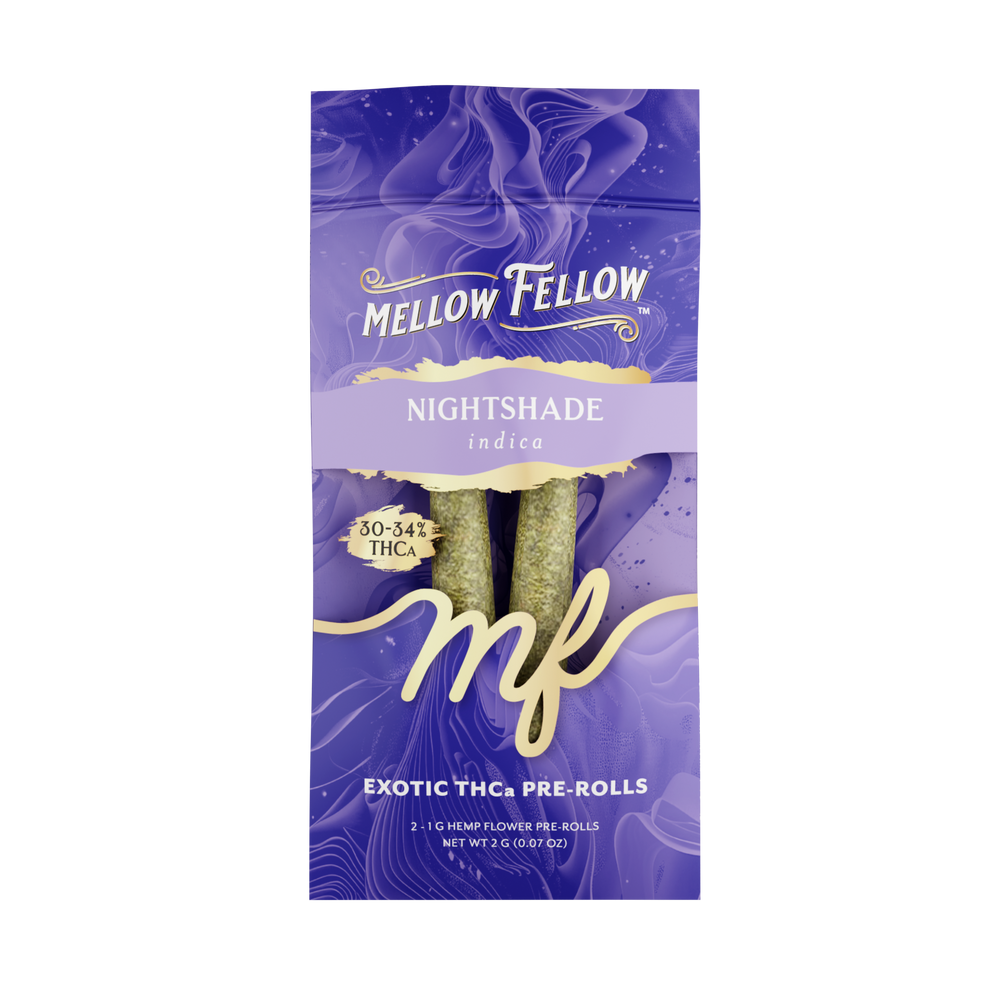 THCa Prerolls - 2 pc 2g Private Reserve Exotic - Nightshade (Indica)