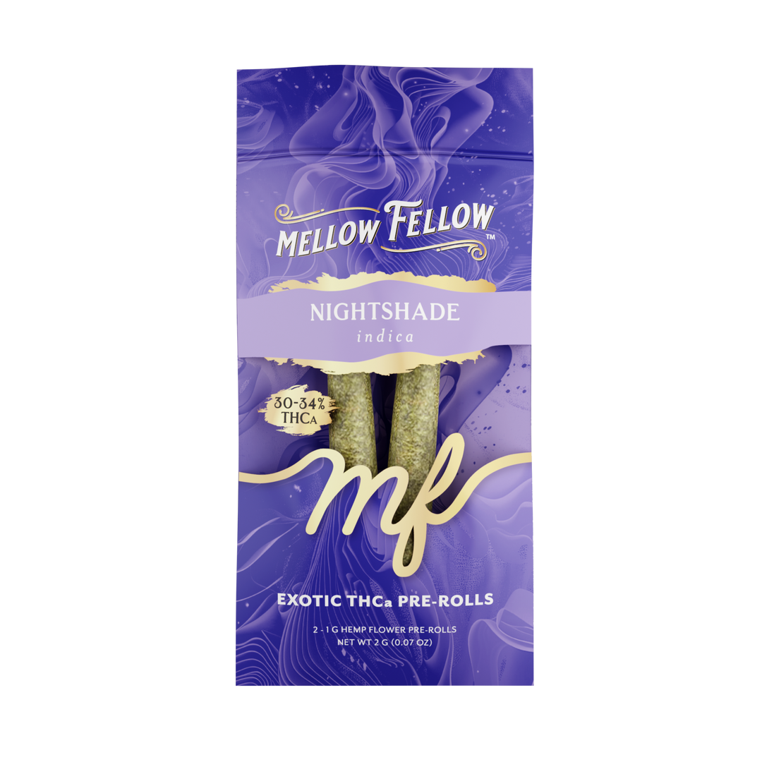 THCa Prerolls - 2 pc 2g Private Reserve Exotic - Nightshade (Indica)