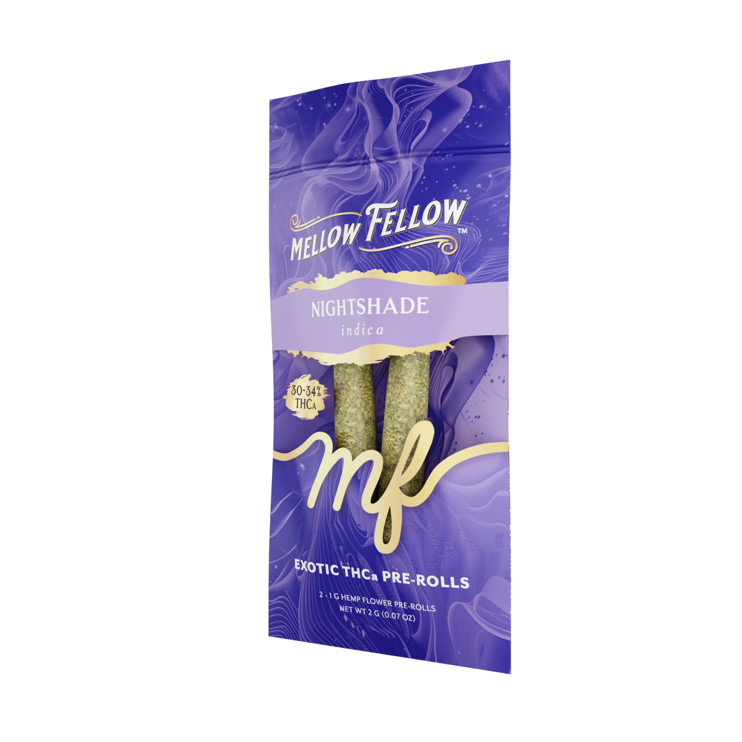 THCa Prerolls - 2 pc 2g Private Reserve Exotic - Nightshade (Indica)