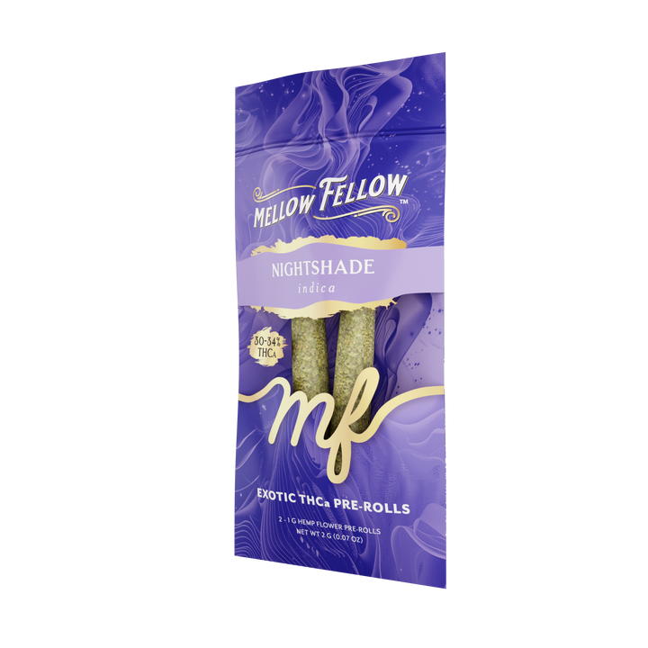 THCa Prerolls - 2 pc 2g Private Reserve Exotic - Nightshade (Indica)