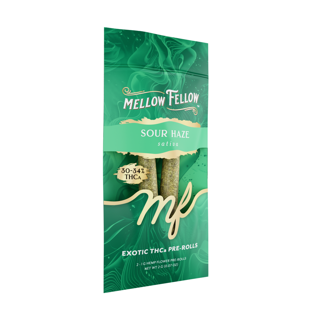 THCa Prerolls - 2 pc 2g Private Reserve Exotic - Sour Haze (Sativa)