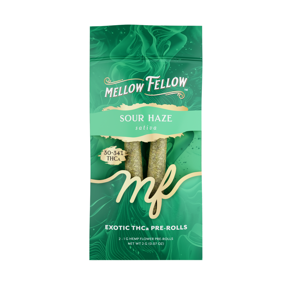 THCa Prerolls - 2 pc 2g Private Reserve Exotic - Sour Haze (Sativa)