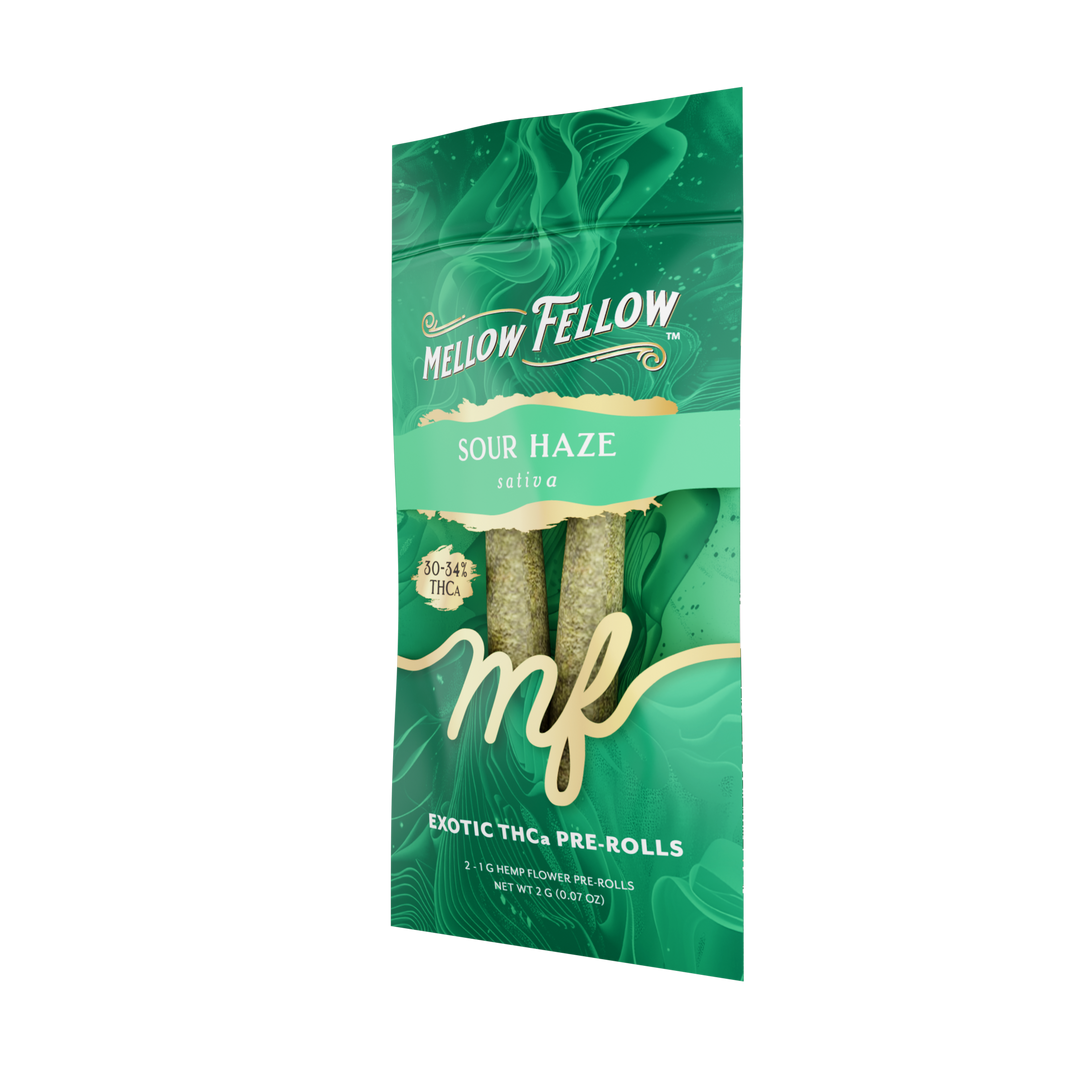 THCa Prerolls - 2 pc 2g Private Reserve Exotic - Sour Haze (Sativa)