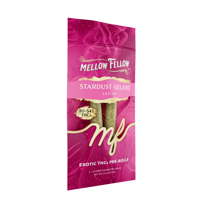 THCa Prerolls - 2 pc 2g Private Reserve Exotic - Stardust Gelato (Sativa)