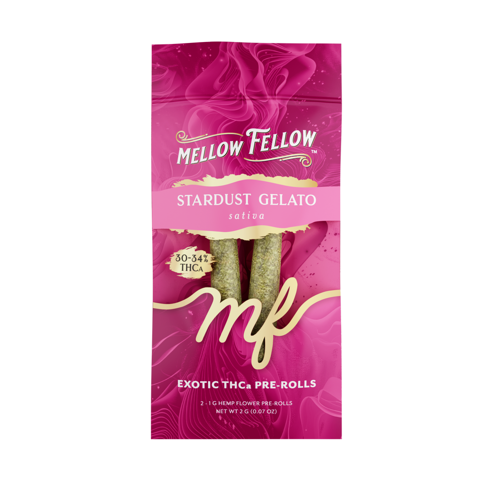 THCa Prerolls - 2 pc 2g Private Reserve Exotic - Stardust Gelato (Sativa)