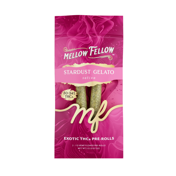 THCa Prerolls - 2 pc 2g Private Reserve Exotic - Stardust Gelato (Sativa)